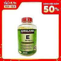 Thực phẩm bổ sung: KIRKLAND SIGNATURE VITAMIN E 400 I.U