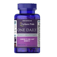 Viên uống Puritan's Pride One Daily Women's Multivitamin 100v bổ sung Vitamin Tổng Hợp Cho Nữ, cho xương chắc khỏe, ngăn ngừa thiếu máu, tăng cường sức đề kháng, hỗ trợ tăng cường hệ tiêu hoá, giúp làn da giữ được trẻ đẹp