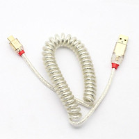 LINDY USB2.0A to Mini-B micro type-c Cable wire Mechanical Keyboard Silver cable coiled cable usb a to usb c soft wire