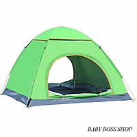 Lều cắm trại dã ngoại chống nước tự bung 4-6 người - Lều du lịch 2m*2m*1m35