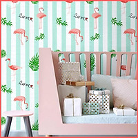 Giấy dán tường hình con hạc có keo sẵn khổ rộng 45cm, giấy decal dán tường phòng ngủ cho bé hình con vật -