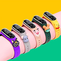 Cartoon Electronic Watch Life Waterproof Student Touch Screen Digital Led Watch (mi 3 Movement)