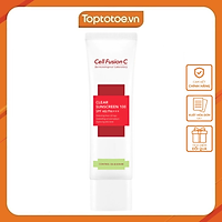 Kem Chống Nắng Cho Da Dầu Mụn Cell Fusion C Clear Sunscreen 100 SPF 48/PA+++ (Mẫu Mới)