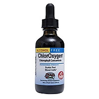 ChlorOxygen Chlorophyll Concentrate Dietary Supplement - Builds Better Blood - Boosts Energy Levels - Natural Detox Superfood - Original 2 oz Liquid Extract - Herbs Etc