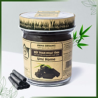 Bột Than Hoạt Tính Nguyên Chất UMIHOME (125g) - Làm trắng răng, sạch sâu da mặt, loại bỏ mụn, giải đọc cho da