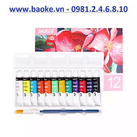 Màu nước Acrylic 12 màu Baoke 804-12