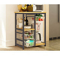 Kệ để lò vi sóng 172 loại khung thép sơn tĩnh điện chống bong tróc, mặt gỗ lõi xanh phủ melamine chống nước, hàng được sản xuất tại Việt Nam