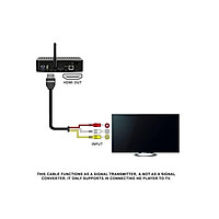 1080P HDMI Male to 3 RCA Video And Audio Adapter Cable Video Audio Converter