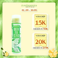 Son Trà Xanh Thiên Nhiên Dưỡng Môi, Giảm Thâm Milaganics (4.5g)