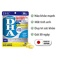 Viên uống bổ não DHC Nhật Bản thực phẩm chức năng bổ sung Omega 3, DHA, EPA phát triển não bộ, cải thiện thị lực đồng thời duy trì trí nhớ gói 30 ngày JN-DHC-DHA30