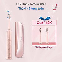 Bàn chải đánh răng điện Halio Sonic Whitening Toothbrush - Màu Rose Gold