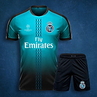 Bộ Quần Áo Bóng Đá Real Madrid Xanh - Áo Bóng Đá Độc Lạ Đẹp