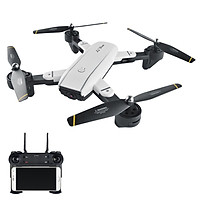 FLYCAM SG700D Camera 4K HD, Hai camera kép, thời gian bay 20p, Wifi 2.4G tích hợp tối đa các thiết bị di động - Hàng chính hãng