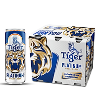 Lô 6 bia Tiger Platinum Sleek 330ml - 63515