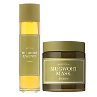 Combo Làm Dịu, Phục Hồi Da Từ Ngải Cứu I'm from (Mugwort Essence 160ml + Mugwort Mask 110g)
