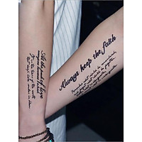 Hình Xăm Dán Tattoo 22cm x 10cm