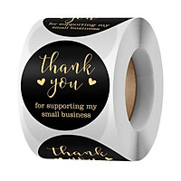 Thank You for Supporting My Small Business Sticker, Thank You Stickers, 500 Labels Per Roll