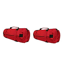 2x Oxford 40lbs Sandbags for Fitness Cross-Training with Inner 8Pcs Sandbags