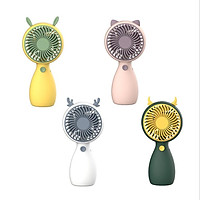 Mini Fan Cartoon Rabbit Shaped Handheld Usb Charging Fan For Summer Outdoor Activties