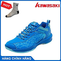 Giày cầu lông Kawasaki K081-XA đế kếp chơi được mọi mặt sân, dành cho nam và nữ, đủ size - Tặng kèm tất thể thao Bendu