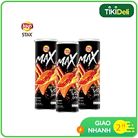 Combo 3 Bánh snack khoai tây miếng Lay's Max Thái vị ớt cay bùng nổ hộp 105g