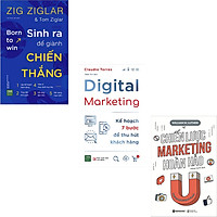 Combo 3 Cuốn Sách : Sinh Ra Để Giành Chiến Thắng + Digital Marketing – Kế Hoạch 7 Bước Để
