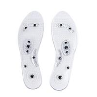 Transparent PVC Magnetotherapy Insole Equipped with 8 Magnet Massage Inner Sole Magnetite Breathable