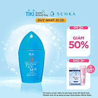 Kem Chống Nắng Dạng Sữa Senka Perfect UV Milk SPF 50+, PA++++ 41095 (40ml)