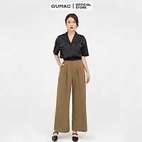 Áo sơ mi nữ Croptop thiết kế cổ Danton GUMAC AB506