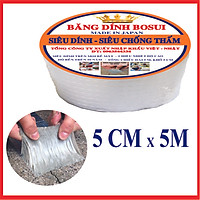 Băng keo chống thấm Bosui nhật bản siêu dính đa năng khổ 5cm x 5m