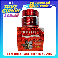 KEM HOLY CARE ĐỎ - WHITENING DAY AND CREAM SKIN CARE CREAM - DƯỠNG TRẮNG TÁI TẠO DA 5 TÁC DỤNG 20G