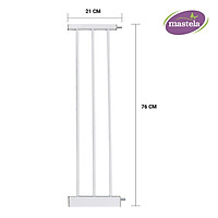 Thanh mở rộng chắn cửa, chắn cầu thang chính hãng Mastela CT-D04 bảo vệ an toàn cho bé (Không cần khoan tường), Thanh mở rộng 21CM