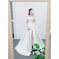 Đầm maxi dự tiệc mặc cưới được 5 kiểu TRIPBLE T DRESS - size M/L (kèm ảnh/video thật) MS158Y