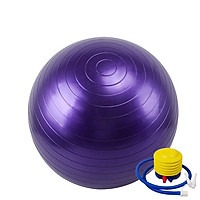 BÓNG TẬP YOGA TRƠN MÀU TÍM ( Tặng Kèm bơm bóng và khóa van )
