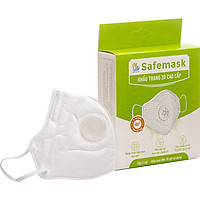Khẩu Trang Chống Bụi 3D Cao Cấp N96+ (Có Van) Safelife Safemask (Hộp 5 Cái)