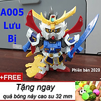 Mô hình trang trí để bàn sd A005 Lưu Bị bản mới Tam Quốc 2020 full box tặng kèm quả bóng nảy cao su làm đồ chơi thú vị