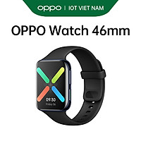 Đồng hồ OPPO Watch 46mm | Màn Hình Cong Tràn | Thời Lượng Pin Đến 21 Ngày | Sạc Nhanh VOOC | Đo Nhịp Tim, Theo Dõi Sức Khỏe - Hàng Chính Hãng
