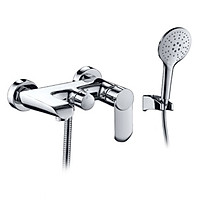 Bộ vòi sen nóng lạnh Đồng mạ Chrome Eurolife EL-VIO01 (Trắng bạc)