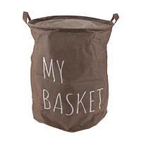 Folding Linen Clothes Laundry Basket Kids Toy Bin Hamper Storage Bag