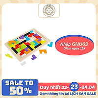 Đồ Chơi Giáo Dục Bảng Xếp Khối Hình Tetris Phát Triển Tư Duy Sáng Tạo Cho Bé
