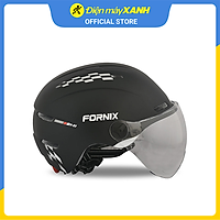 Mũ bảo hiểm xe đạp Size L Fornix M-E3 Đen Trắng - Hàng chính hãng