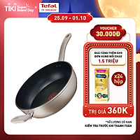 Chảo chiên chống dính đáy từ sâu lòng Tefal Sensations H9109014 28cm - Hàng chính hãng