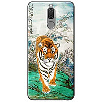 Ốp lưng dành cho Huawei Nova 2i mẫu Hổ nền cỏ