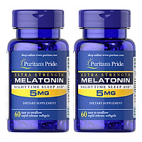 Thực Phẩm Chức Năng - Bộ 2 Viên Uống Hỗ Trợ Giấc Ngủ Tự Nhiên Extra Strength Melatonin 5mg (60 Viên)