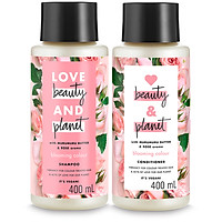 Combo Chăm Sóc Tóc Nhuộm Dầu Gội & Dầu Xả Love Beauty And Planet (400ml x 2)