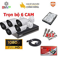 Trọn bộ Camera DAHUA 2.0 Mp chính hãng Full HD 1080p,Vỏ sắt, tặng ổ cứng HDD 500G - Hàng chính hãng