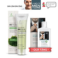 Gel Rửa Mặt Collagen+ Đẹp Da 100ml - Rong Nho Biển - Giữ Ẩm Da cho Nam TẶNG Gel Vệ Sinh Vùng Kín Nam 100ml LANGCE