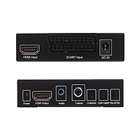 SCART HDMI to HDMI Converter Full HD 1080P Digital High Definition Video Converter Adapter for HDTV
