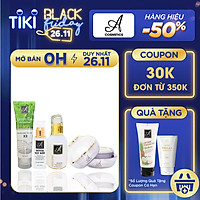 Bộ Acosmetics VIP02 gồm 1 Sữa rửa mặt 120ml + 1 Nạ Detox 80ml + 1 Serum 50ml + 1 Kem Face 50g