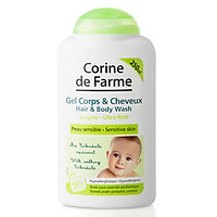 Gel Tắm Gội Cho Bé Corine de Farme Hair & Body Wash 250ml